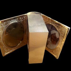 Vintage-Rare Seth Thomas Miniature Book Shape Pict